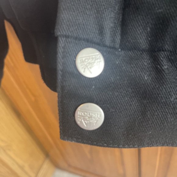 VINTAGE XXL Black Red And Blue Rubbermaid NASCAR Jacket Rousch Racing Exclusive - Picture 4 of 12